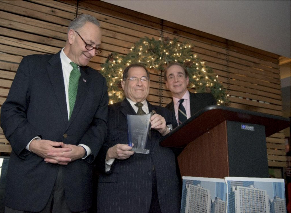 Glenn Plaskin ghostwriter with Senator Chuck Schumer and Congressman Jerry Nadler